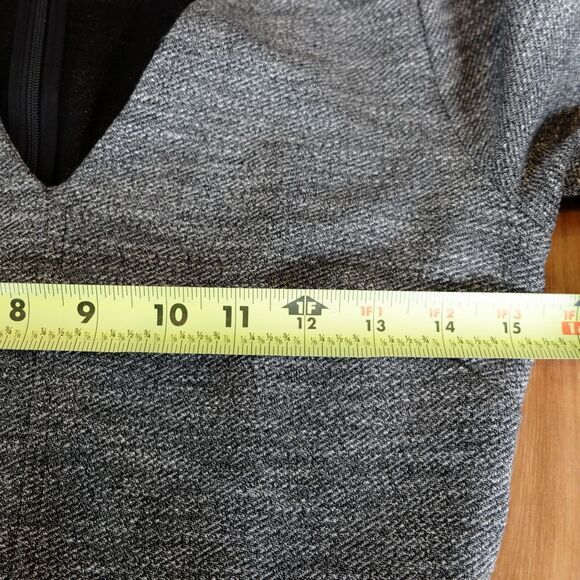 MADEWELL Bridgewalk Long Sleeve V-Neck Dress Business Casual Office Sz 2‎ - Picture 9 of 12